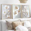 Scandinavian Poster with Beige Peony – Floral Art Print